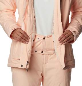 Veste de ski d'hiver à fermeture éclair imperméable et coupe-vent pour femmes au design personnalisé - Product Image 3