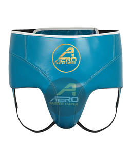 Secure Fit Premium Leather Ingle Guard Cup Equipo de entrenamiento esencial para boxeo de nivel superior MMA Kickboxing - Product Image 1