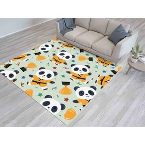 Alfombra de Panda, Alfombra Estampada - Linda Alfombra de Panda, Alfombras de Panda, Alfombra de Regalo para Amantes de los Pandas, Alfombra de Chenilla - Product Image 2