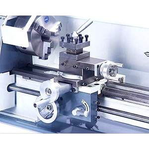 Mini Torno de Precisión de 600W con Motor sin Escobillas, Torno de Metal para Bricolaje con Rosca en Pulgadas, Herramienta de Torno de Banco - Product Image 1