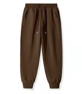 กางเกงวอร์มใส่กลางแจ้งของผู้ชายกางเกงลำลองผ้าโพลีเอสเตอร์มีลายพลัสไซส์สำหรับฤดูหนาวออกแบบโลโก้ได้ตามต้องการ - Product Image 3