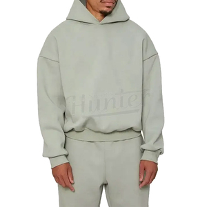 Sudadera con Capucha de Estilo Urbano para Hombre, Nueva Colección 2024, Transpirable, Gruesa, de Felpa, Corte Cuadrado, con Bolsillo Tipo Canguro - Product Image 3