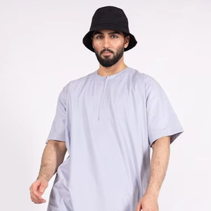 Vêtements musulmans, style arabe, thobe jubba pour hommes, vente en ligne, nouveau design, dernière mode, jubba thobe pour hommes - Product Image 6