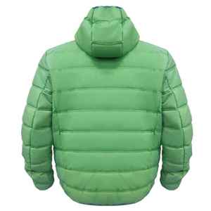 Vente en gros de blouson bombardier pour hommes en nylon personnalisé Manteaux épais d'hiver Capuche Tissu de toile respirant Vente à chaud Design à bulles - Product Image 5