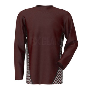 Uniforme de Hokey de hielo de poliéster 100% hecho de tela de poliéster de alto rendimiento con colores personalizados - Product Image 4