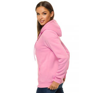 Sweats à capuche pour femmes 100% sweats à capuche en molleton de coton tenue décontracté fermeture éclair unie sweats à capuche respirants pour femmes 2025 - Product Image 5
