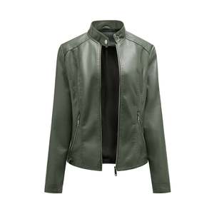 Veste en peau de mouton véritable pour femmes/veste en cuir de vache/vestes de haute qualité pour l'hiver pour femmes veste de moto en peau de vache - Product Image 4