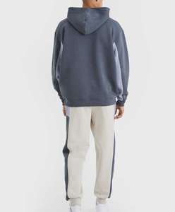 ชุดวอร์มผ้าฟลีซสำหรับผู้ชายชุดวิ่งบนถนนผ้าคอตตอน100% โอเวอร์ไซส์ - Product Image 2