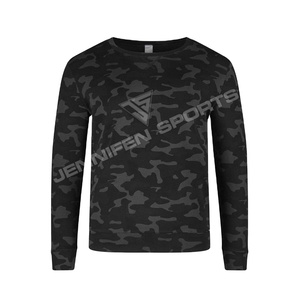 Sudadera con Capucha Personalizada con Estampado de Camuflaje, Ropa Deportiva de Invierno para Hombre, 100% Algodón, Felpa, Cuello Redondo - Product Image 1