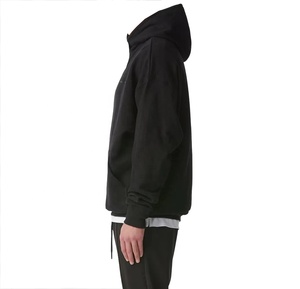Sudadera con capucha para hombre, con Logo personalizado, Heavyweight, ropa de calle de gran tamaño, 100% algodón, con diseños impresos, venta al por mayor - Product Image 4