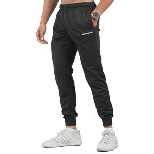 Vente chaude Noir Performance Pantalon Pour Hommes Gym Pantalon D'entraînement Confortable Zipper Pocket Pantalons Pour Hommes - Product Image 2