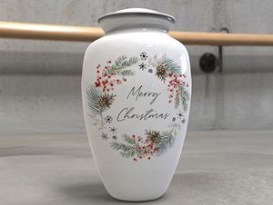 L MAX B EXPORTS Urne funéraire commémorative pour adultes en aluminium avec design colibri Sac en velours gratuit inclus pour le rangement des cendres - Product Image 3