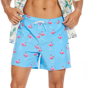 กางเกงว่ายน้ำขาสั้นผู้ชายกันน้ำแห้งเร็วกระเป๋าชายหาดสบายๆ - Product Image 2