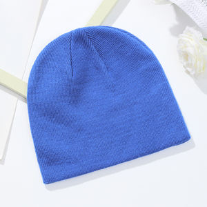 Gorro de punto acanalado, cálido, suave y acogedor, forrado de lana, ajustable, elegante, para exteriores, para clima frío - Product Image 4