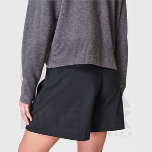 Pantalones cortos de yoga, correr, fitness para mujer, 100% poliéster, logotipo personalizable, pegatina, diseño de patrón de color, pantalones cortos para mujer - Product Image 3