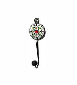 Multifunctional Ceramic Heart <b>Coat</b> Hanger Wall <b>Hooks</b> Decorative Painted Clothing <b>Hook</b> with Wall-Mounted Design - Product Image 1