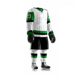 Venta al por mayor de alta calidad de secado rápido de los hombres de hockey sobre hielo camisa pantalones cortos transpirable uniforme de hockey sobre hielo tamaño personalizado nuevo diseño de los hombres de hockey sobre hielo - Product Image 2
