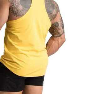 Meilleures ventes Débardeur personnalisé de couleur et de taille pour hommes Débardeur en tissu de coton pour l'été à vendre - Product Image 4