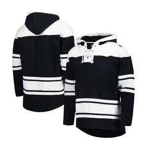 Custom Sublimation Printed Ice Hockey Jersey Pullover Hoodie 100% Polyester Padded Waterproof High Quality Hockey Apparel Custom - Product Image 2