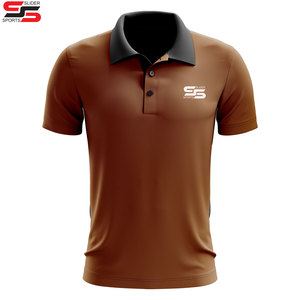 Servicio OEM Camisa con cuello vuelto Logotipo personalizado Ropa de entrenamiento de alta calidad Polos de golf para hombres Ropa informal Top - Product Image 5