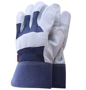 Guantes de Soldadura de Cuero Vacuno, Doble Palma, Resistentes, para Trabajo Pesado, Venta al por Mayor - Product Image 1