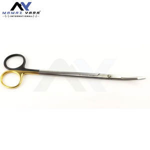 Ciseaux Gorney 8 pouces incurvés Super Cut Allemagne avec manche plaqué noir et or Ciseaux chirurgicaux de qualité supérieure Meilleure vente - Product Image 6