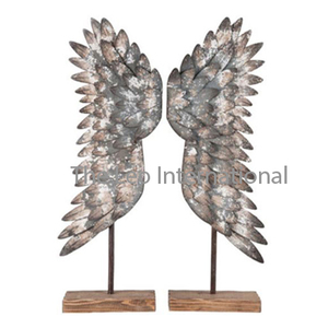 Esculturas modernas de forma única de Base de mármol de metal de acero inoxidable de estilo elegante DE LA India decorativo de lujo para el hogar - Product Image 2