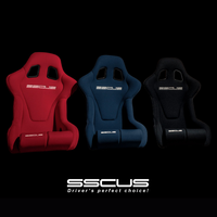 Siège de course sport en tissu FRP SSCUS APEX-FABRIC |   Casque léger à coque intégrale, ajustement universel |   Usine en Malaisie