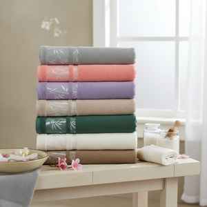 Wholesale MYT-EX Brand Micro Cotton Bamboo Blend Hotel Bath Face <b>Towel</b> Ultra Soft Absorbent Quick-Drying Premium Terry Fabric - Product Image 2