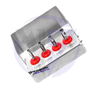Dental Tissue <b>Punch</b> Kit with Bur Holder 4 pcs Implant Surgery Dental Instruments <b>Set</b> 3.50mm 4.00mm 4.50mm 5.00mm - Product Image 2