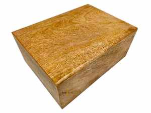 Urne funéraire en bois clair écologique Mémorial élégant pour les cendres humaines ou d'animaux domestiques Urne funéraire de luxe pour adultes - Product Image 3