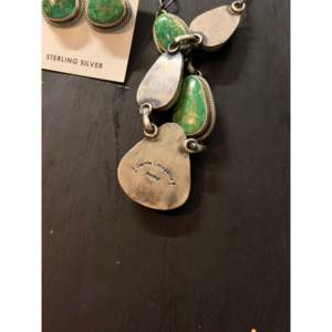 Ensemble de colliers Darrin Livingston Royston plaqué or, turquoise et argent sterling - Product Image 4