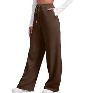 Pantalon de survêtement évasé de haute qualité pour hommes Vente en gros sur mesure Design taille haute élégant teint uni Bonne élasticité Vente à chaud - Product Image 6