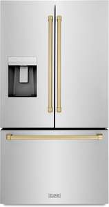 La mejor oferta para la nueva línea Z de cocina y baño, ZLINE Autograph de 36 pulgadas. Refrigerador de Profundidad Estándar - Product Image 6