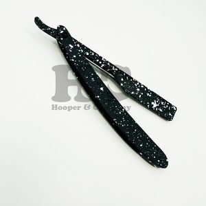 มีดโกนตัดผมสแตนเลสสีดำมาใหม่พร้อมด้ามจับพลาสติกแข็งทนทานดีไซน์โลโก้ออกแบบได้ตามต้องการ - Product Image 2