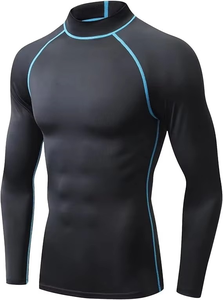 เสื้อรัดกล้าม MMA รุ่นใหม่ล่าสุด แขนยาว ออกแบบเองได้ สำหรับออกกำลังกาย เล่นกีฬา ใส่ในยิม เสื้อยืดฟิตเนส เสื้อรัดกล้ามแบบสั่งทำ - Product Image 3