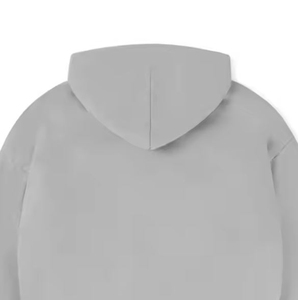 Sweat à capuche en molleton personnalisé 100% coton pour hommes, poids lourd, coupe régulière, tissu français brodé de logo, teint uni d'hiver - Product Image 4