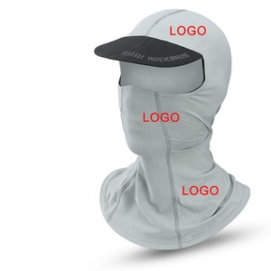 บาลาคลาวาผ้าไหมน้ำแข็งแบบใหม่ สกรีนโลโก้ได้ ระบายความร้อน หน้าร้อน ใส่ตกปลา กันลม ขี่จักรยาน จัดส่งแบบ DDP - Product Image 1