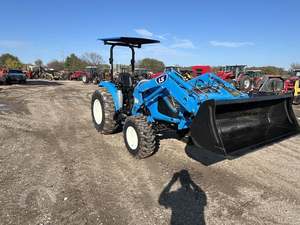 Tracteur à roues LS 60 CV avec chargeur frontal et équipements de pelle arrière attachés, expédition rapide vers les États-Unis/l'UE/PORTO RICO - Product Image 2