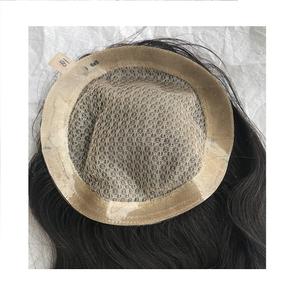 Productos populares 6x5 Parche de cabello 20 pulgadas Ondulado natural de alta calidad al por mayor precio Extensiones de cabello humano vendedores de India - Product Image 1