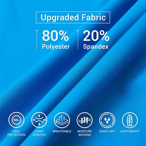 Camiseta de Protección Solar Kariman Maunfacting, Envío Rápido, Unisex, Spandex, OEM, Venta al por Mayor, Protección UV 50+, Camiseta de Playa para Nadar - Product Image 5