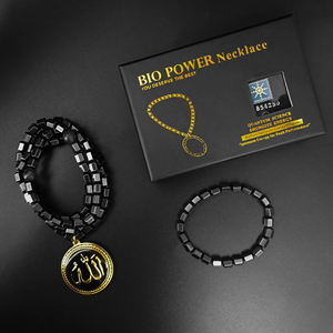 Pendentifs énergétiques quantiques CAMAZ, pendentifs scalaires équilibrés, tourmaline, germanium, ions négatifs, protection contre les ondes électromagnétiques 5G, magnétique, OEM - Product Image 1