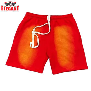 <b>Men's</b> summer wear Acid Wash Screen Printing Cotton Short <b>Shirt</b> Set Breathable Customizable Logo Designer Hot Sale Made Pakistan - Product Image 2