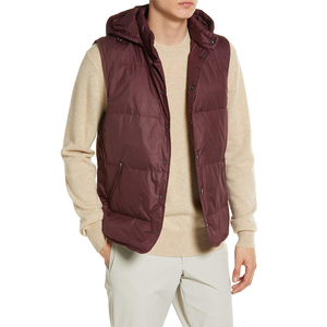 Chaleco de burbuja liso transpirable de alta calidad para hombre, chaleco transpirable sin mangas de gran tamaño - Product Image 1