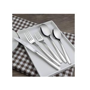 Juegos de Cubiertos de acero inoxidable 304, artículos de plata, productos de alta demanda para restaurante, artículos de mesa para el hogar, Grado Alimenticio - Product Image 1