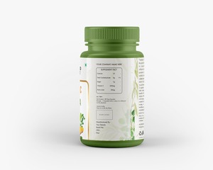 Cápsulas de cúrcuma y moringa Mezcla de extracto de hierbas de 60 unidades para la salud de las articulaciones Energía y bienestar general - Product Image 3