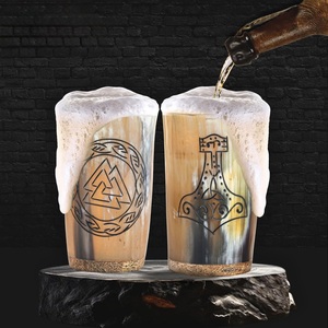 Corne à boire en verre, tasse viking, écologique, haute qualité - Product Image 1