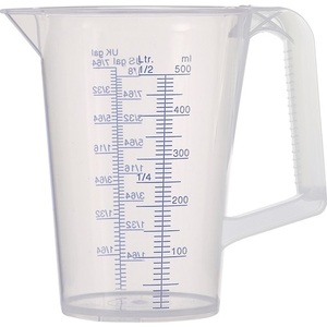 PRESSOL 0.5 L Blue Printed Scale Polypropylene <b>Measuring</b> Cup Premium <b>Tools</b> - Product Image 1