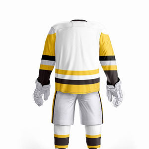 Uniforme de Hockey sobre Hielo para Hombre Adulto de Alta Calidad al Por Mayor, Precio de Fábrica para Jersey Personalizado de Poliéster Puro sin Costuras, Impresión Digital - Product Image 2