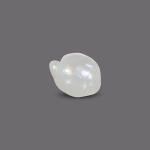 Perle de riz d'eau douce blanche de 2,53 carats pour bijoux et fabrication de bijoux - Product Image 2